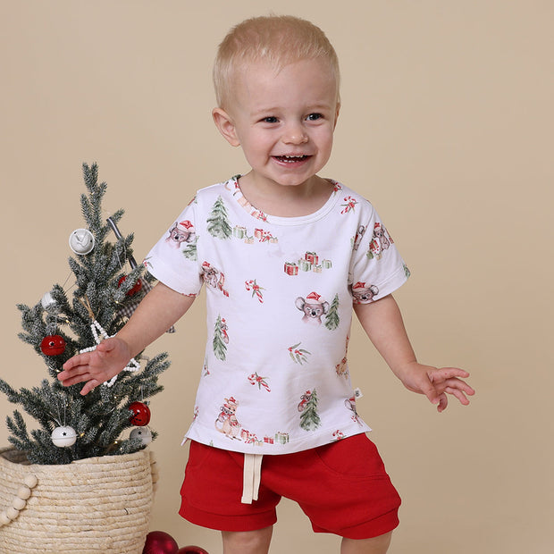 Snuggle Hunny Organic T-Shirt - Christmas - Kangas & Koalas