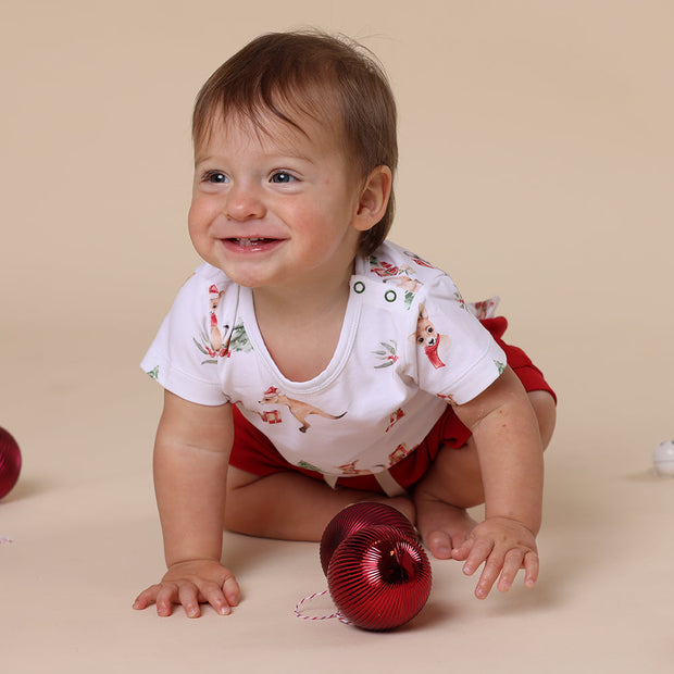 Snuggle Hunny Organic T-Shirt - Christmas - Kangas & Koalas
