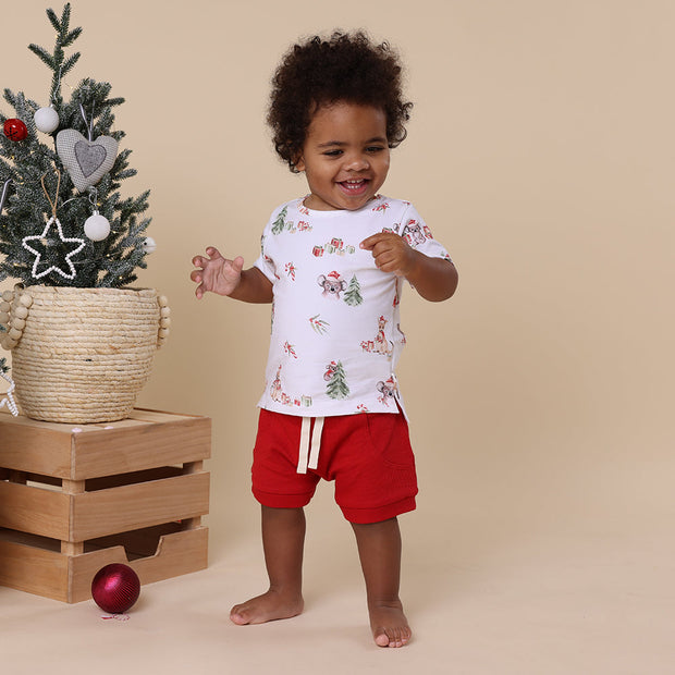 Snuggle Hunny Organic T-Shirt - Christmas - Kangas & Koalas
