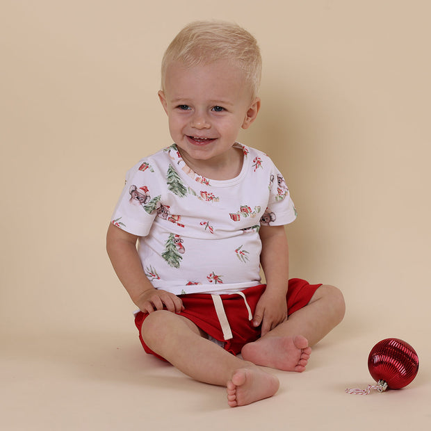 Snuggle Hunny Organic T-Shirt - Christmas - Kangas & Koalas