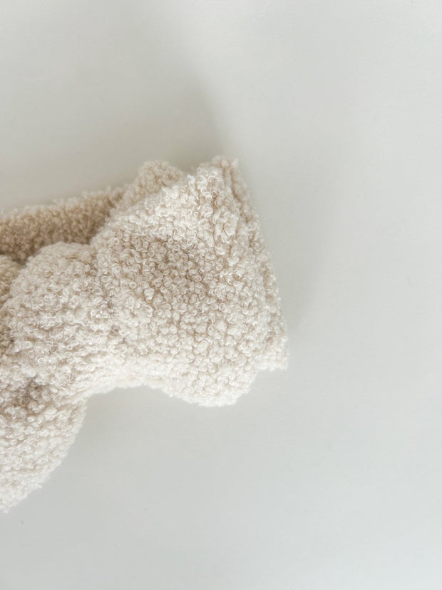 Petite & Co Teddy Bow - Beige