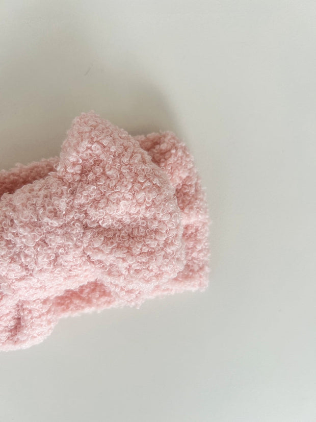 Petite & Co Teddy Bow - Pink
