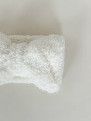 Petite & Co Teddy Bow - White