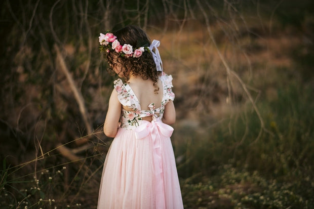 A Little Lacey Audrey Rose Girls Tulle Dress