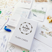 Adored Illustrations Flash Cards - The Incredible 123
