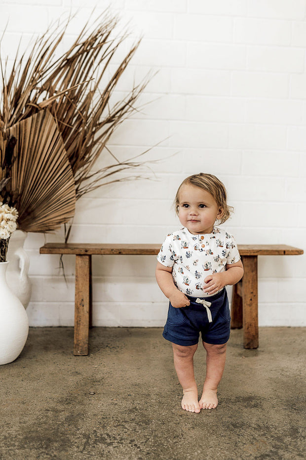 Snuggle Hunny Kids Shorts Navy