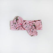 Snuggle Hunny Kids Topknot Headband Pink Wattle
