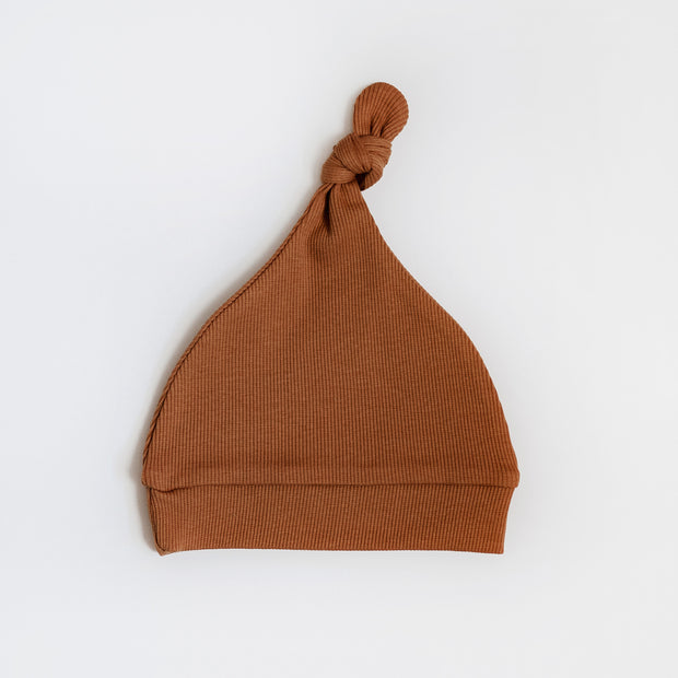 Snuggle Hunny Kids Knotted Beanie Chestnut