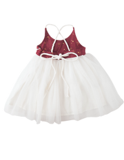 Karibou Willa Linen Tutu Dress - Golden Stars