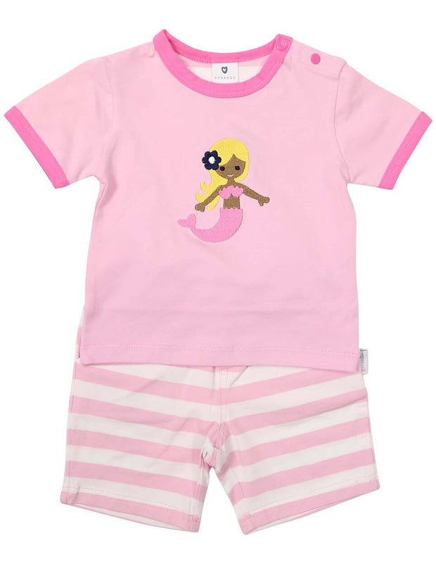 Korango Girls Pink Summer Mermaid Pyjamas