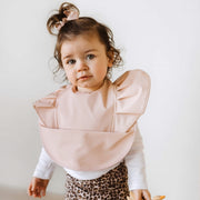 Snuggle Hunny Frill Snuggle Bib - Nude