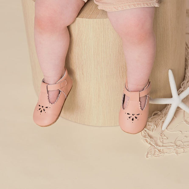 Pretty Brave Baby Shoes - Morgan Coral