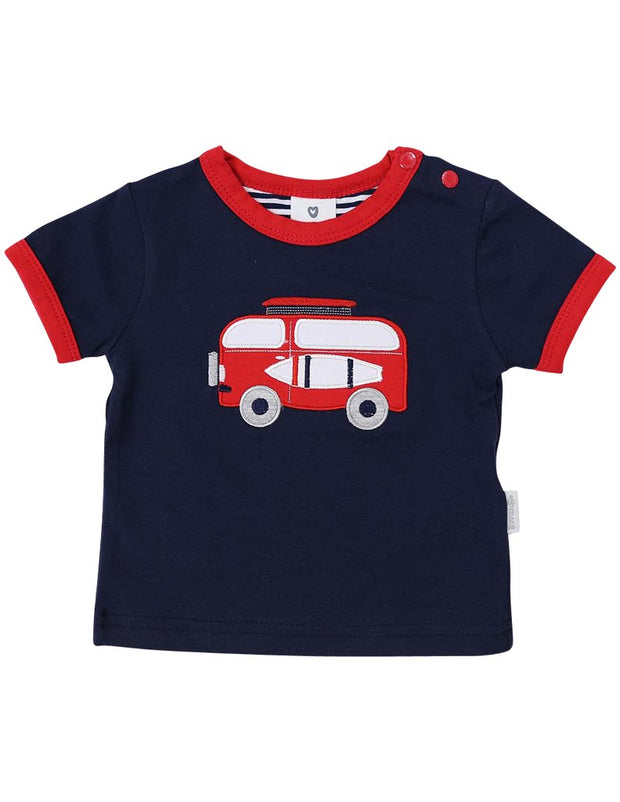 Korango Boys Camper Van Top - Navy