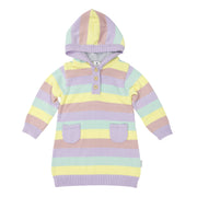 Korango Shooting Star Stripe Hooded Knit Dress