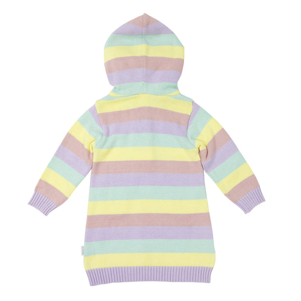 Korango Shooting Star Stripe Hooded Knit Dress