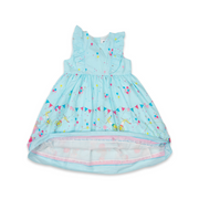 Korango Party Dress Circus Frill Dress - Blue