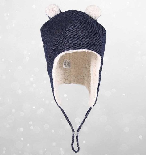 Bedhead Teddy Fleecy Beanie - Denim