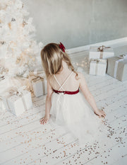 Karibou Willa Linen Tutu Dress - Golden Stars