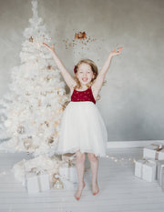 Karibou Willa Linen Tutu Dress - Golden Stars