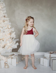 Karibou Willa Linen Tutu Dress - Golden Stars