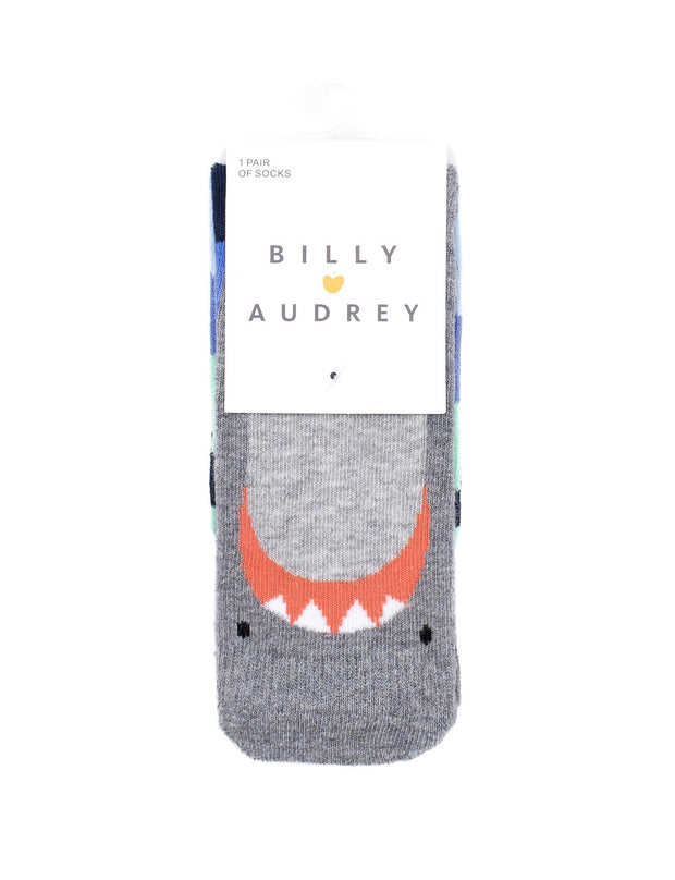 Billy Loves Audrey Shark Sock