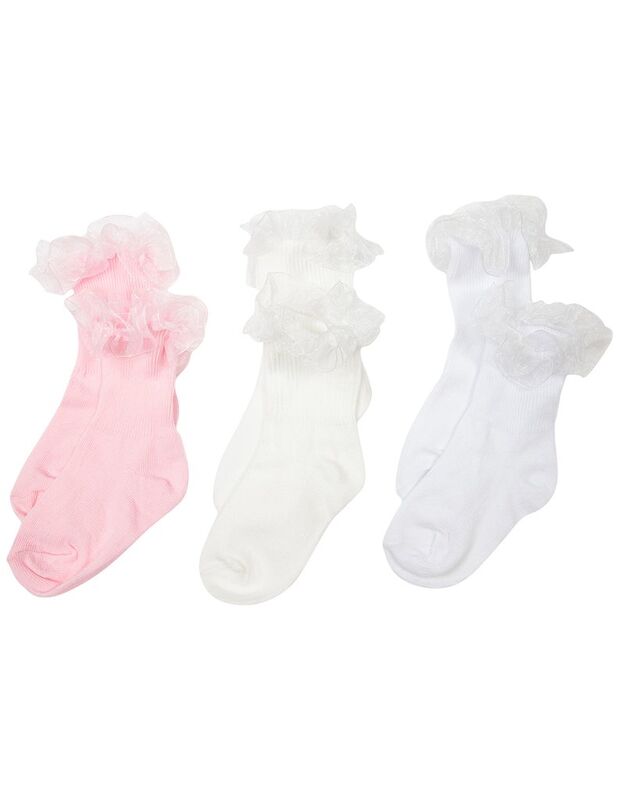 Korango Essentials Frill Socks 3 Pack