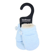 Bedhead Fleecy Infant Mitten - Baby Blue Marle