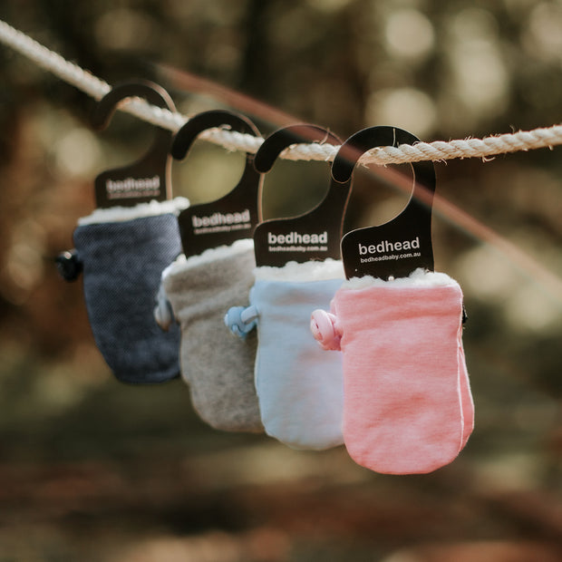 Bedhead Fleecy Infant Mitten - Denim