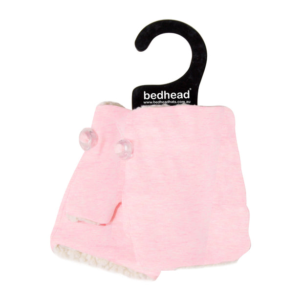 Bedhead Hats Fleecy Fingerless Mittens -Baby Pink Marle