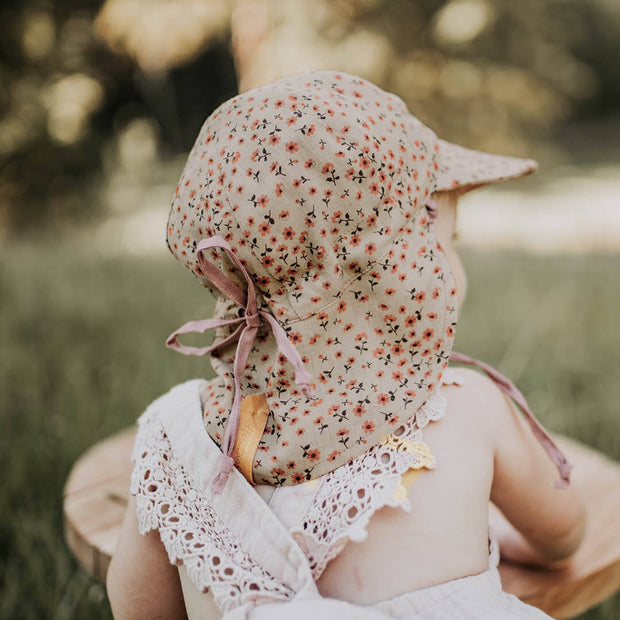 Bedhead Reversible Baby Flap Sun Hat - Penny / Rosa