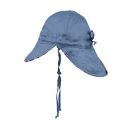 Bedhead Reversible Baby Flap Sun Hat - Scout / Steele