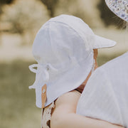 Bedhead Reversible Baby Flap Sun Hat - Winnie / Blanc