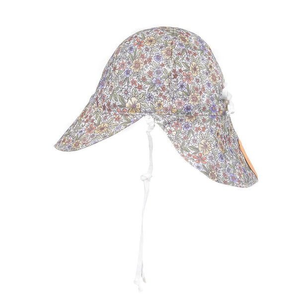 Bedhead Reversible Baby Flap Sun Hat - Winnie / Blanc