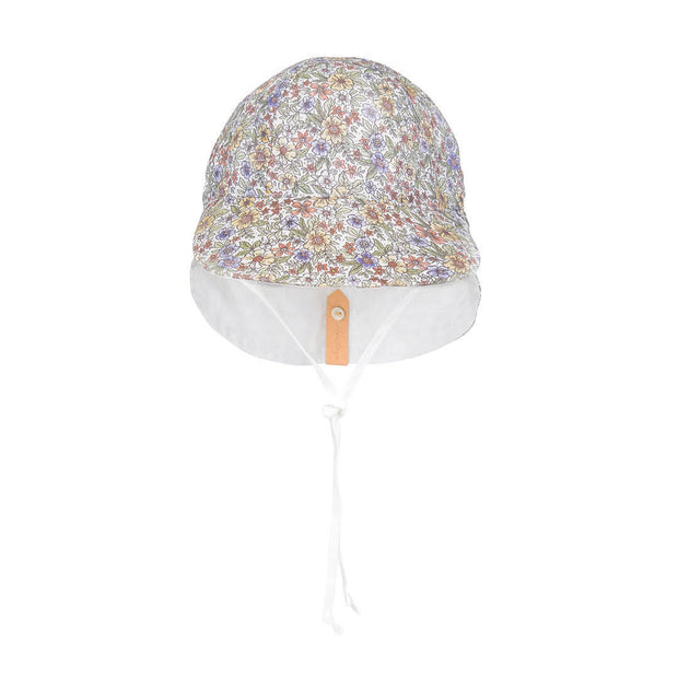 Bedhead Reversible Baby Flap Sun Hat - Winnie / Blanc