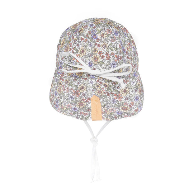 Bedhead Reversible Baby Flap Sun Hat - Winnie / Blanc