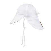 Bedhead Reversible Baby Flap Sun Hat - Winnie / Blanc