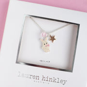 Lauren Hinkley Australia Easter Floral Dreams Bunny Necklace