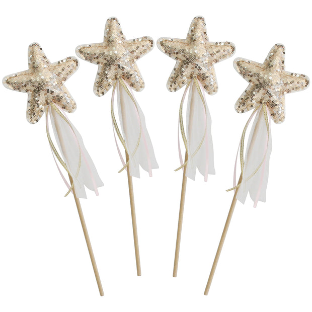 Alimrose Star Wand Sequin Gold