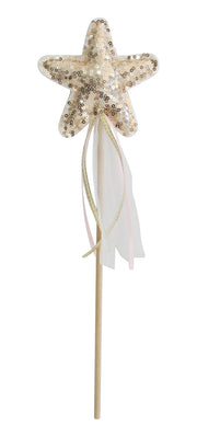 Alimrose Star Wand - Gold Sequin