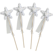 Alimrose Star Wand  Silver Sequin