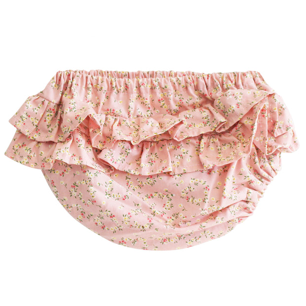 Alimrose Ruffle Nappy Cover - Posy Heart