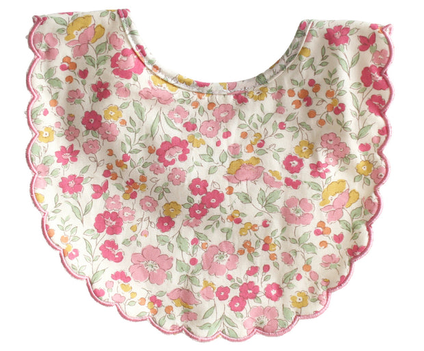 Alimrose Scallop Bib Rose Garden