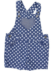 Korango Girls Heart Playsuit Dark Denim