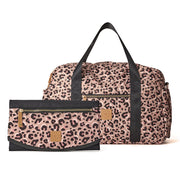 Pretty Brave Roundabout Change Clutch Bag Blush Leopard