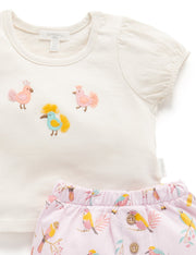 Purebaby Baby Girls Parrot Set