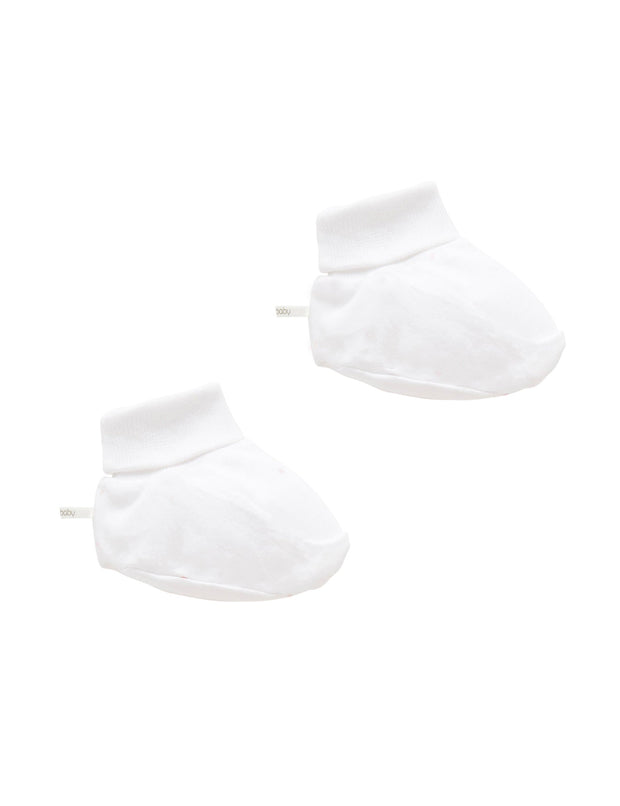 Purebaby Premi Booties White