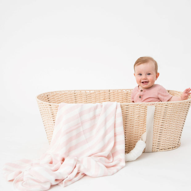 Love & Lee 100% Bamboo Blankets - Pink