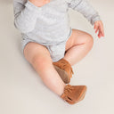 Pretty Brave Moc Natural Baby Shoes
