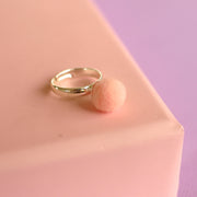 Lauren Hinkley Australia Pom Pom Rings  (Adjustable Size) Pink