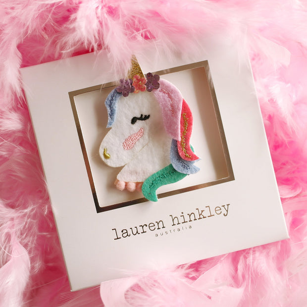 Lauren Hinkley Australia Mia the Unicorn Hair Clip